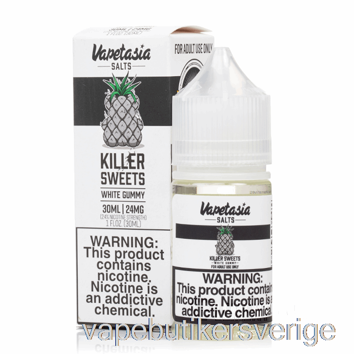 Vape Sverige White Gummy - Vapetasia Salter - 30ml 24mg